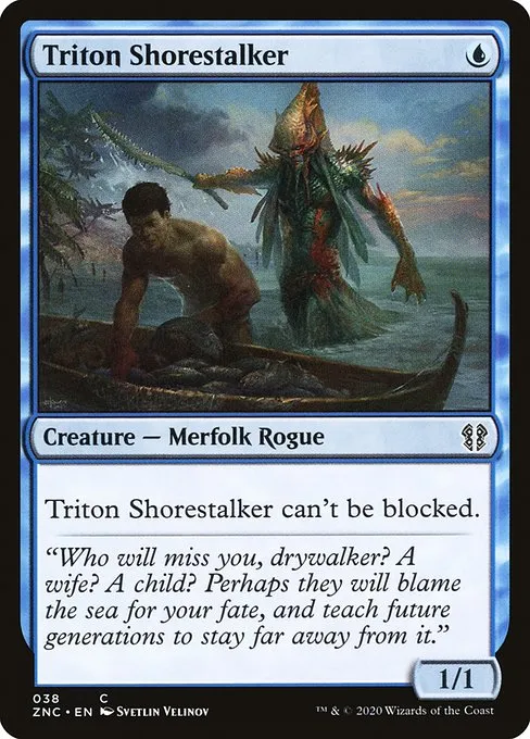 Triton Shorestalker · Zendikar Rising Commander 38/142