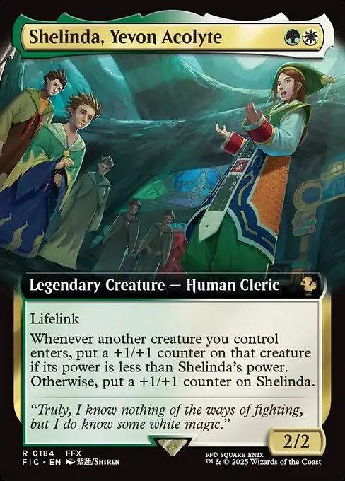 Shelinda, Yevon Acolyte · Final Fantasy Commander 184/486