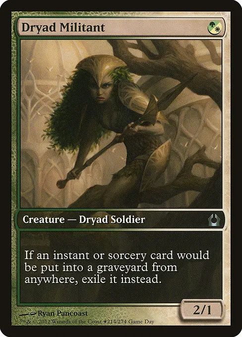 Dryad Militant · Return to Ravnica Promos 214/10