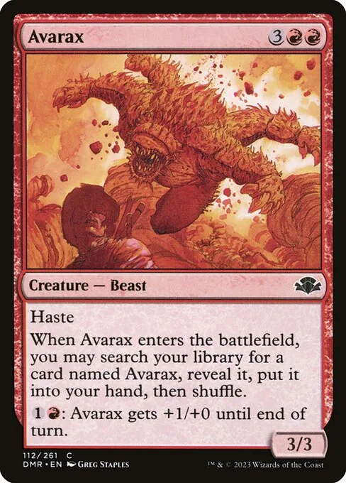 Avarax · Dominaria Remastered 112/457