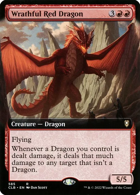 Wrathful Red Dragon · Commander Legends: Battle for Baldur's Gate 585/936