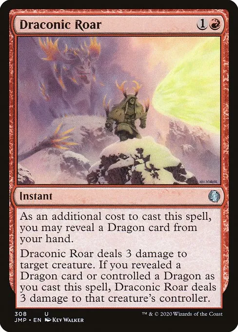 Draconic Roar · Jumpstart 308/497