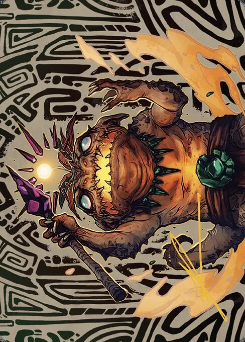 Zoyowa Lava-Tongue // Zoyowa Lava-Tongue · The Lost Caverns of Ixalan Art Series 54/81