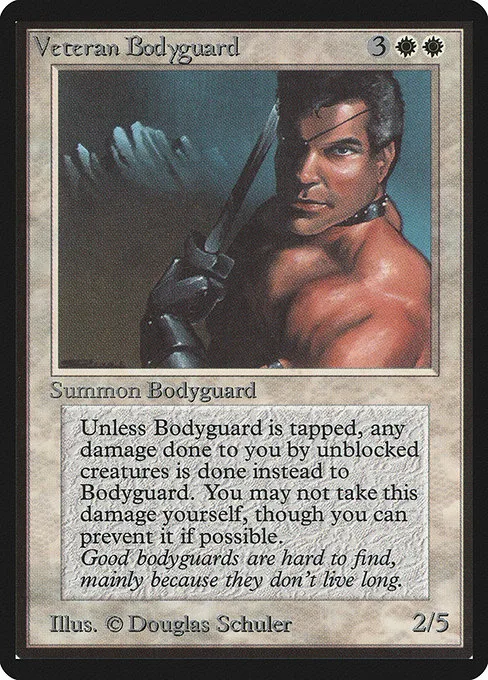 Veteran Bodyguard · Limited Edition Beta 42/302