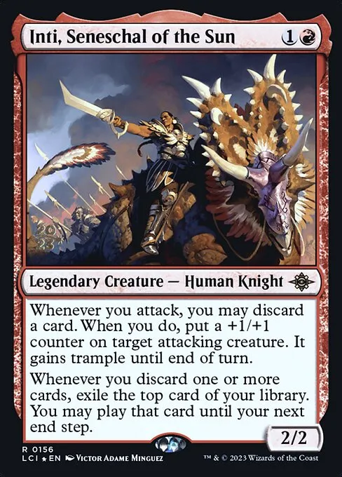 Inti, Seneschal of the Sun · The Lost Caverns of Ixalan Promos 156s/136