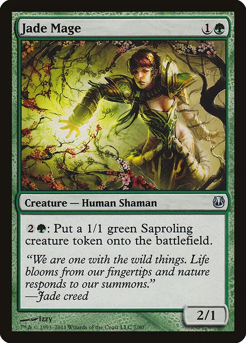 Jade Mage · Duel Decks: Ajani vs. Nicol Bolas 7/80