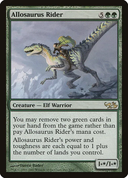 Allosaurus Rider · Duel Decks: Elves vs. Goblins 2/62