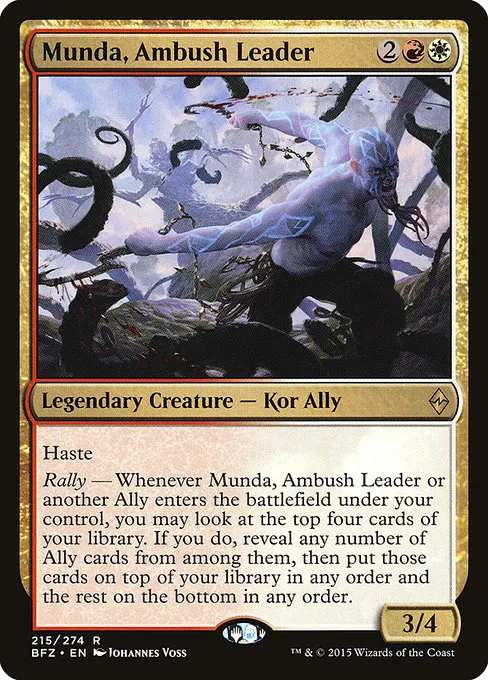 Munda, Ambush Leader · Battle for Zendikar 215/299