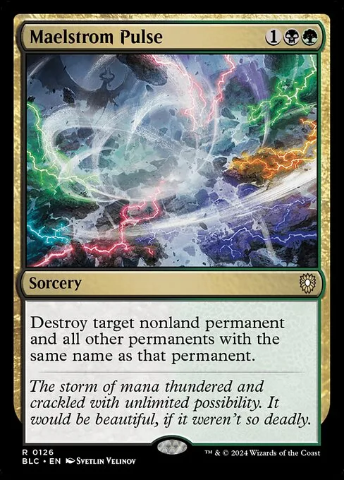 Maelstrom Pulse · Bloomburrow Commander 126/356