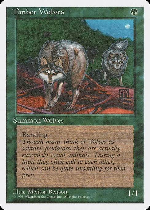 Timber Wolves · Fourth Edition 275/380
