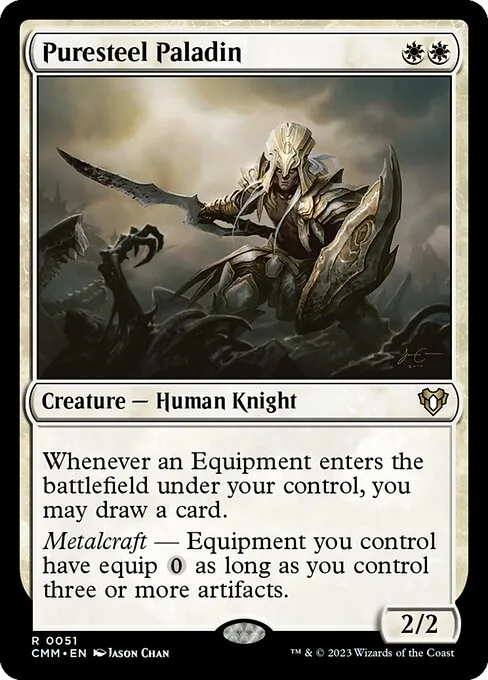 Puresteel Paladin · Commander Masters 51/1067