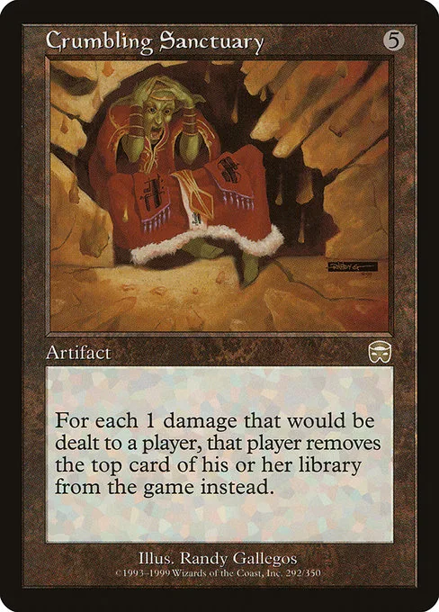 Crumbling Sanctuary · Mercadian Masques 292/350