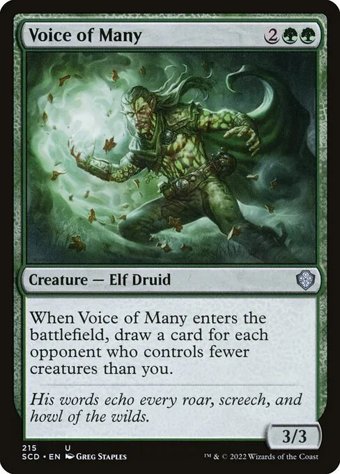 Voice of Many · Starter Commander Decks 215/352