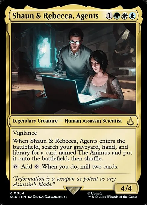 Shaun & Rebecca, Agents · Assassin's Creed 64/309
