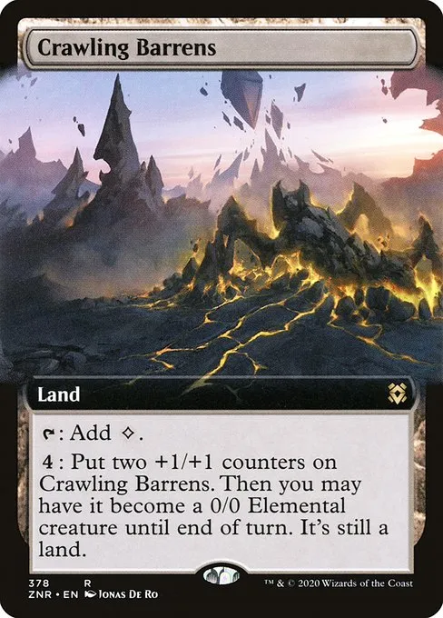 Crawling Barrens · Zendikar Rising 378/407