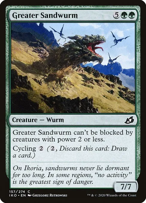 Greater Sandwurm · Ikoria: Lair of Behemoths 157/390