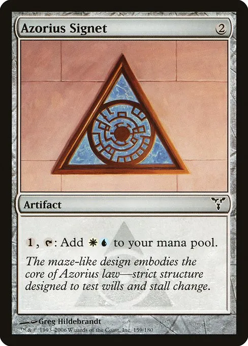 Azorius Signet · Dissension 159/180