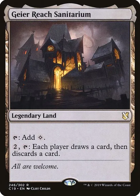 Geier Reach Sanitarium · Commander 2019 246/302