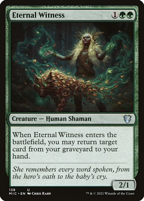 Eternal Witness · Midnight Hunt Commander 138/187