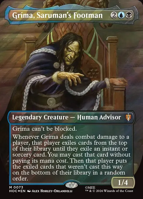 Gríma, Saruman's Footman · The Hobbit Commander 73/7