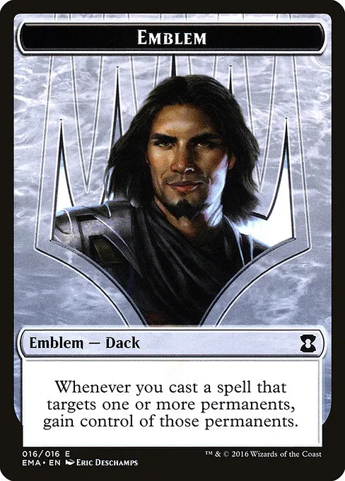 Dack Fayden Emblem · Eternal Masters Tokens 16/16