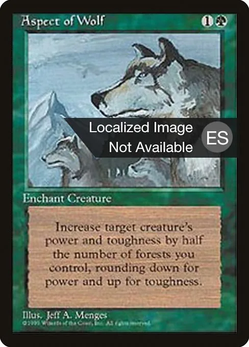 Aspect of Wolf · Fourth Edition Foreign Black Border 233/378