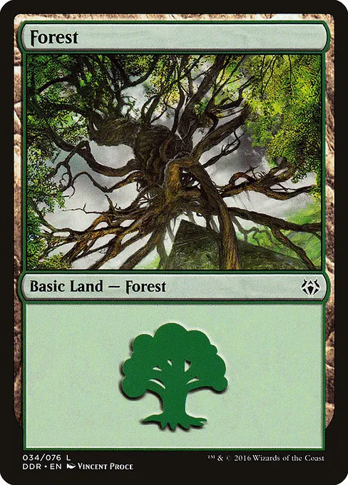 Forest · Duel Decks: Nissa vs. Ob Nixilis 34/76