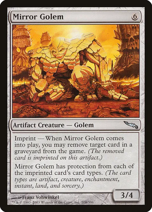 Mirror Golem · Mirrodin 208/306