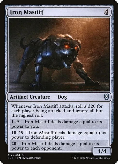 Iron Mastiff · Commander Legends: Battle for Baldur's Gate 317/936