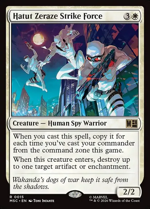 Hatut Zeraze Strike Force · Marvel Super Heroes Commander 15/9