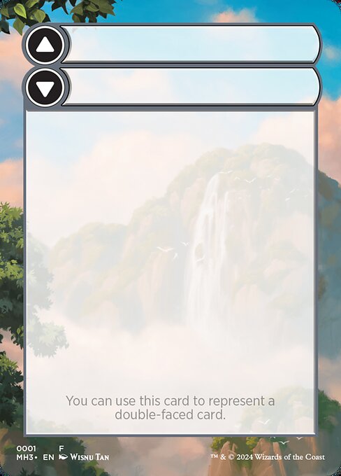 Double-Faced Substitute Card · Modern Horizons 3 Substitute Cards 1/1