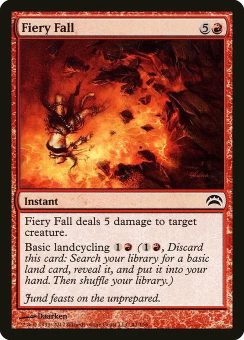 Fiery Fall · Planechase 2012 43/156