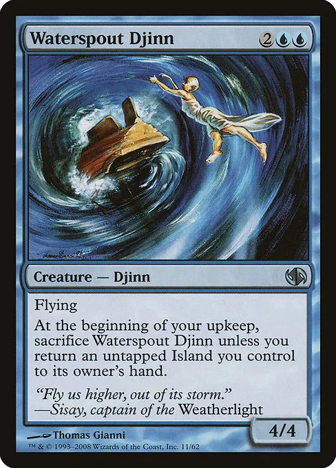 Waterspout Djinn · Duel Decks: Jace vs. Chandra 11/64