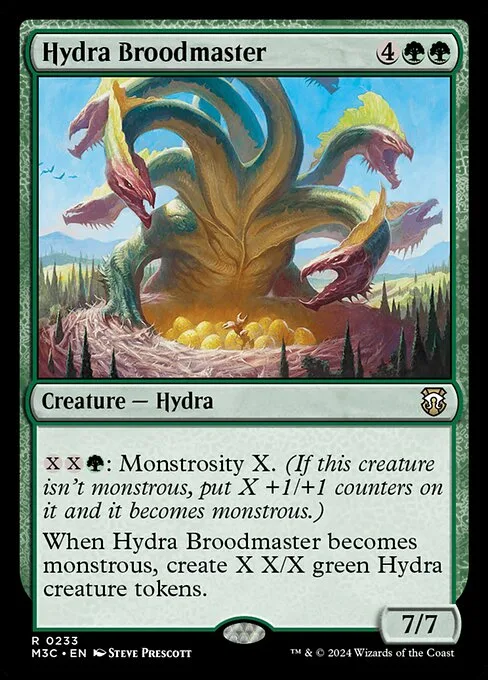 Hydra Broodmaster · Modern Horizons 3 Commander 233/398