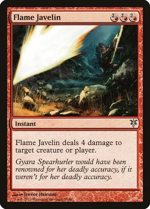 Flame Javelin · Duel Decks: Sorin vs. Tibalt 70/80