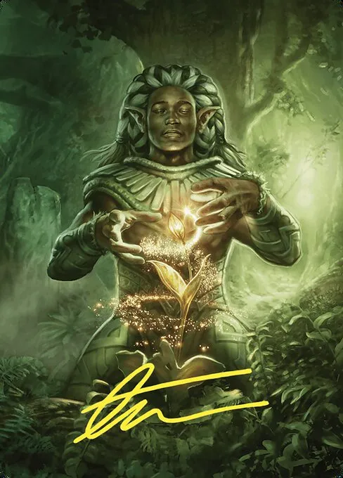 Elvish Mystic // Elvish Mystic · Commander Masters Art Series 41/81