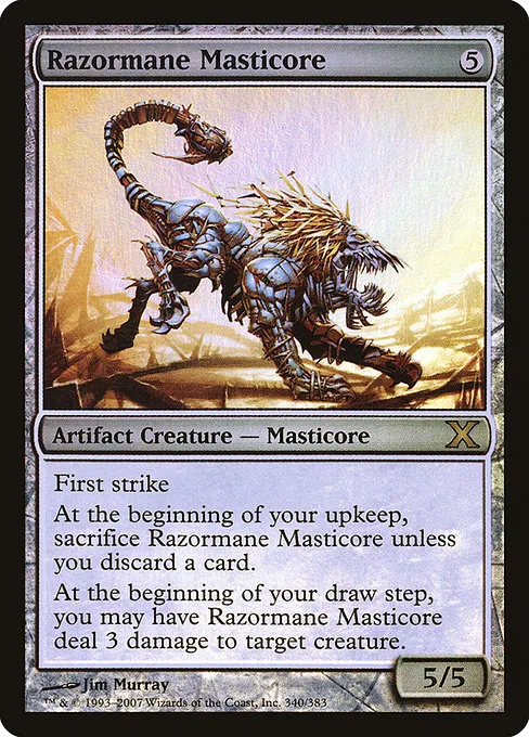 Razormane Masticore · Tenth Edition 340★/510
