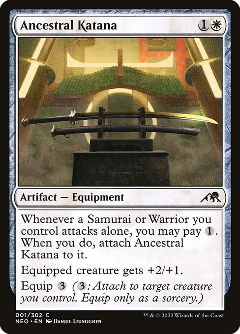 Ancestral Katana · Kamigawa: Neon Dynasty 1/531