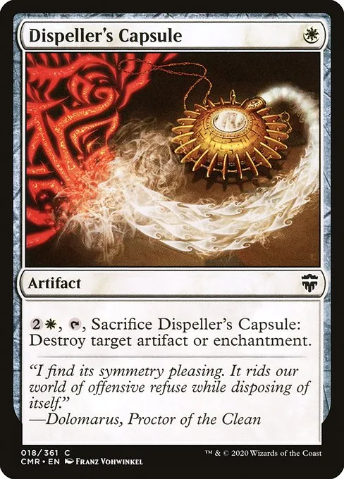 Dispeller's Capsule · Commander Legends 18/718