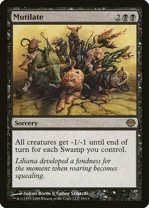 Mutilate · Duel Decks: Garruk vs. Liliana 55/63