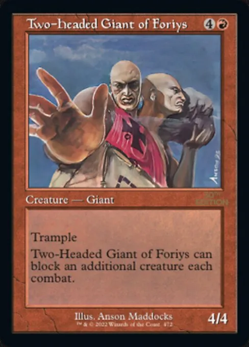 Two-Headed Giant of Foriys · 30th Anniversary Edition 472/594