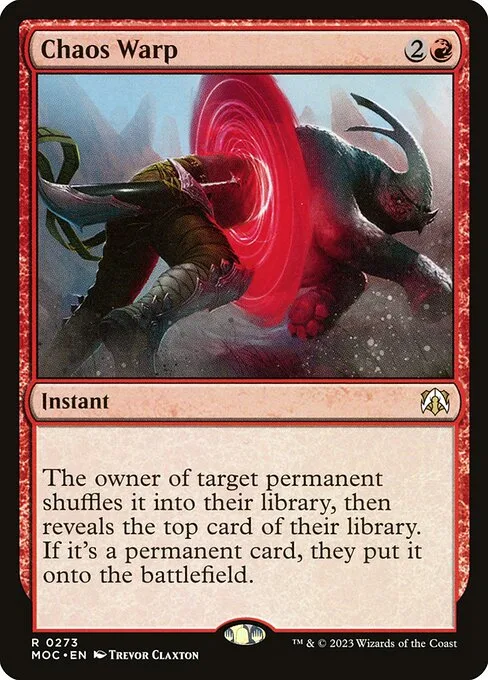 Chaos Warp · March of the Machine Commander 273/450