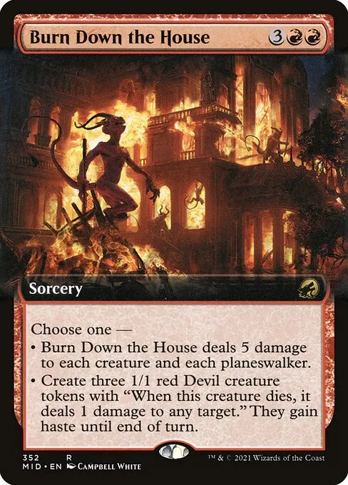 Burn Down the House · Innistrad: Midnight Hunt 352/399
