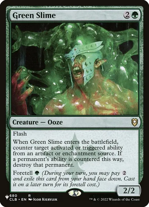 Green Slime · The List CLB-680/5050
