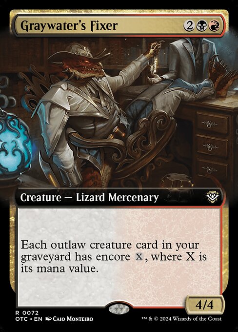 Graywater's Fixer · Outlaws of Thunder Junction Commander 72/342