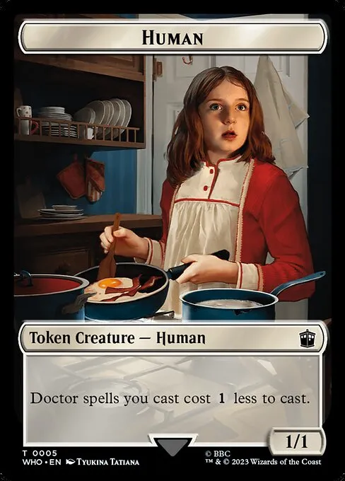 Human · Doctor Who Tokens 5/64