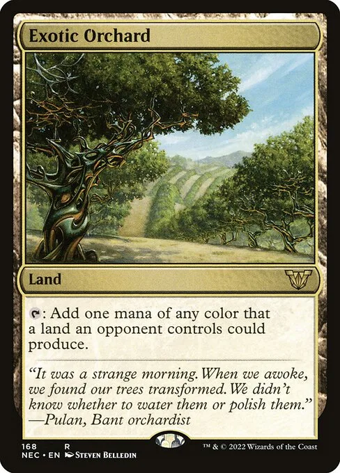 Exotic Orchard · Neon Dynasty Commander 168/179