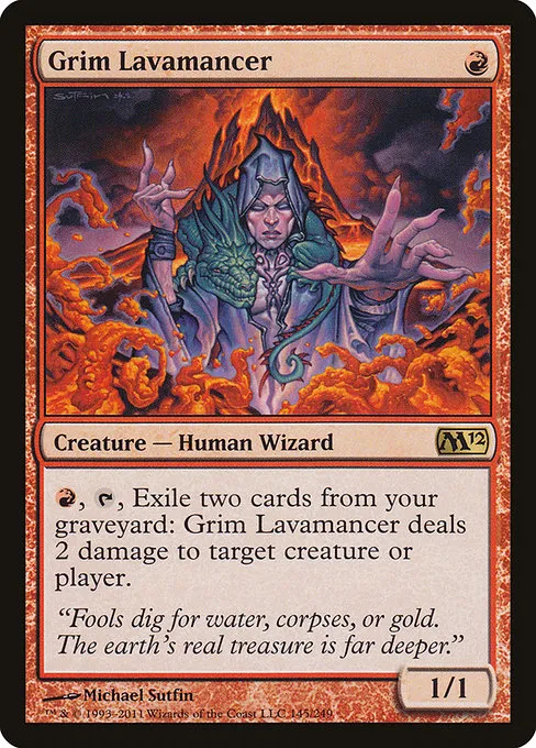Grim Lavamancer · Magic 2012 145/249