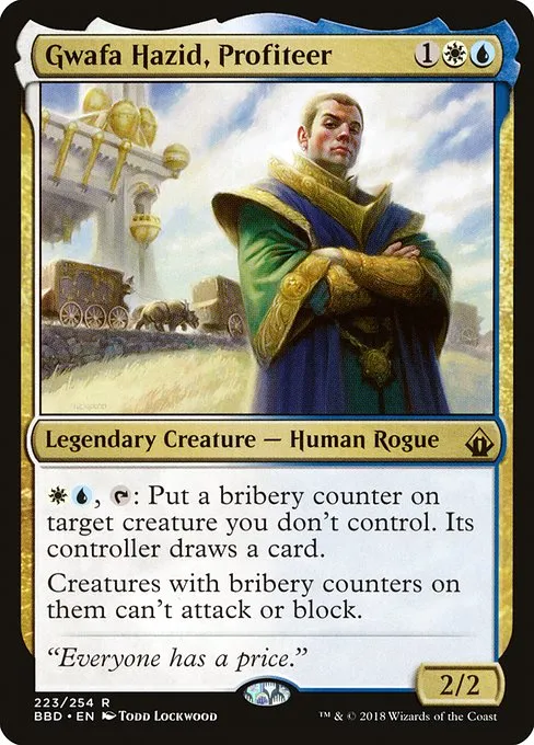 Gwafa Hazid, Profiteer · Battlebond 223/256