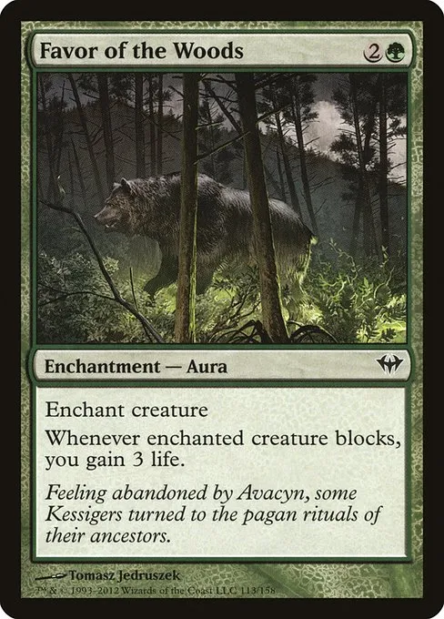 Favor of the Woods · Dark Ascension 113/158